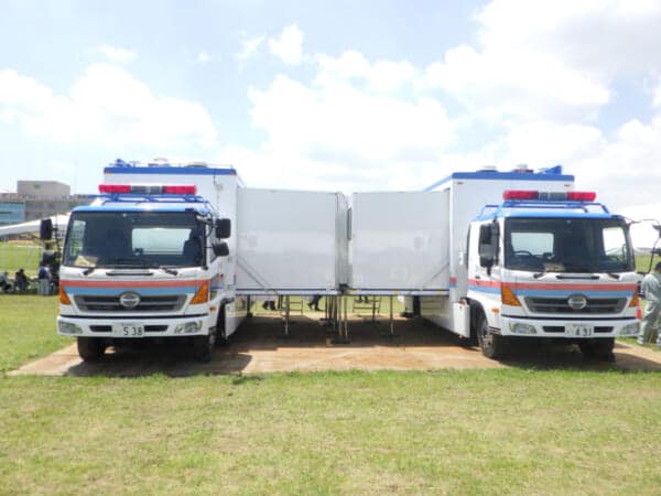 消防車も自衛隊車もNERVも！　防災車両がずらり「ぼうさいモーターショー2025」10月26日開催