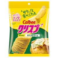カルビー、「クリスプ のりしおバター味」発売　レアな“ホシ型クリスプ”も登場