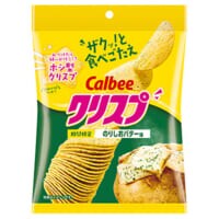カルビー、「クリスプ のりしおバター味」発売　レアな“ホシ型クリスプ”も登場