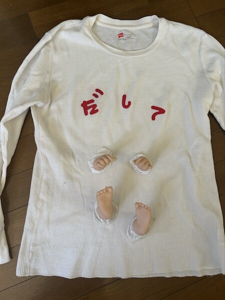 「だして」妊婦にしかできない衝撃のハロウィン仮装に11万いいね「こわいこわい」