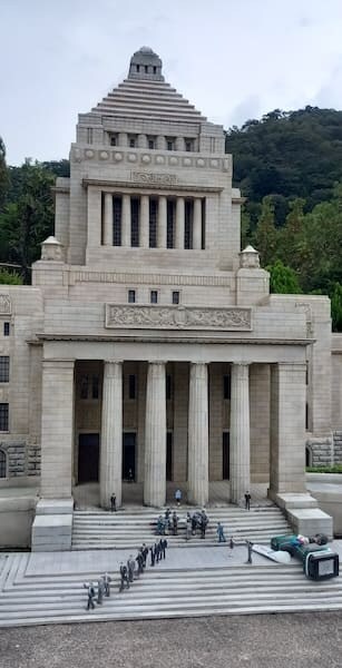 国会議事堂のミニチュア