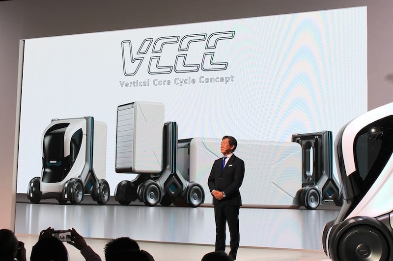 世界初公開の「バーチカル・コア・サイクル・コンセプト」