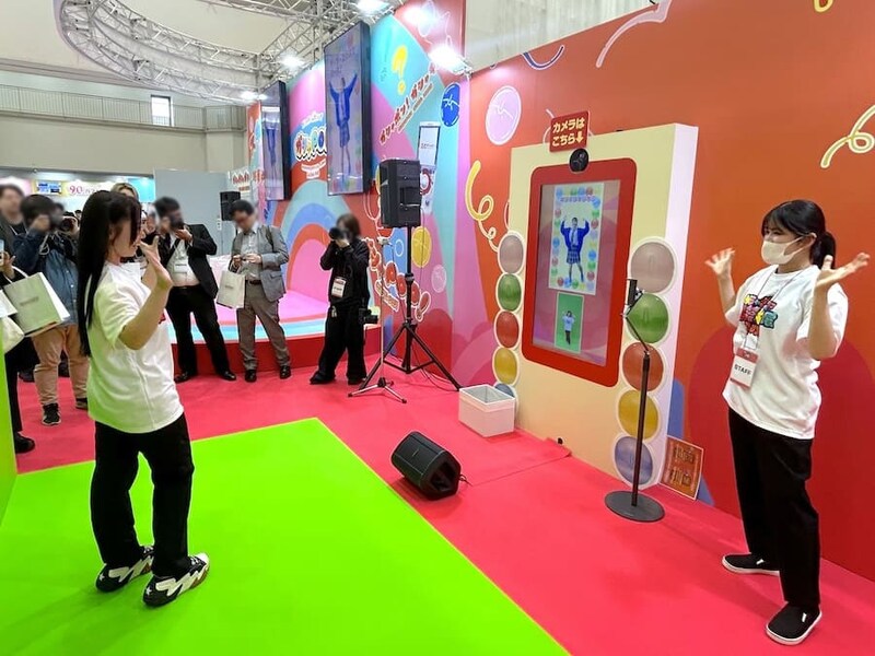 「ダンスチャレンジ」ブース