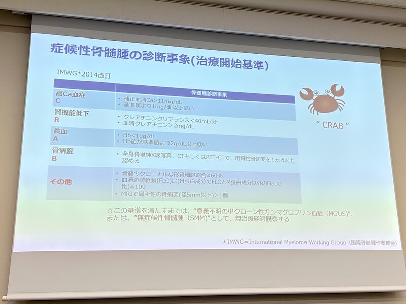 多発性骨髄腫の症状