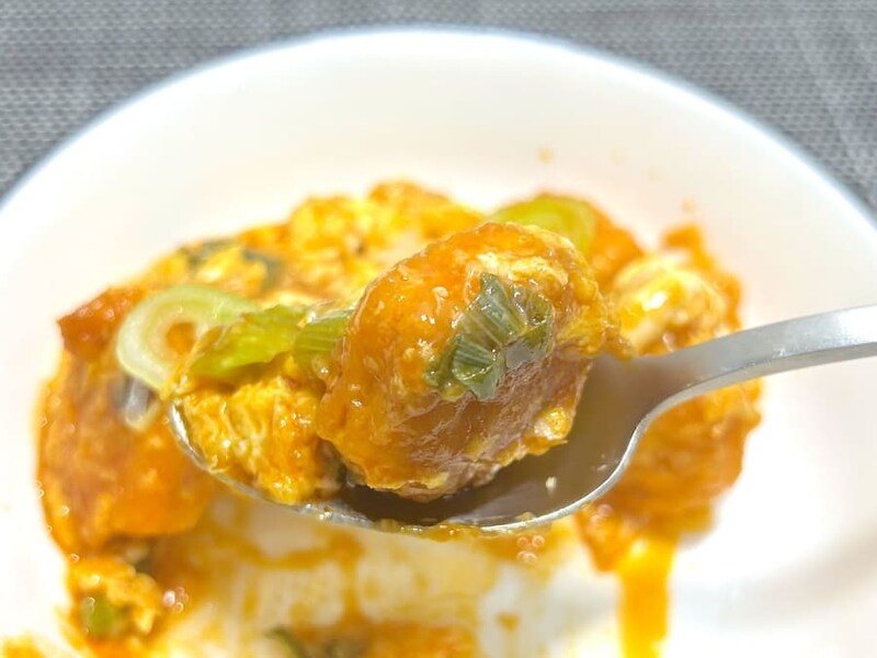 見た目は意外とエビチリ