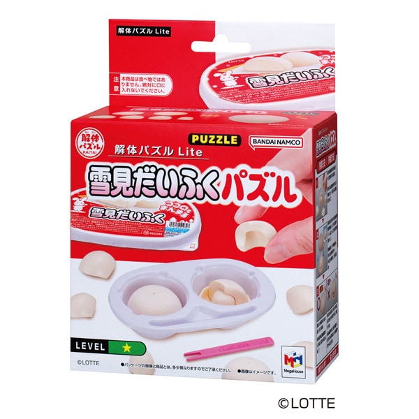 ロッテ「雪見だいふく」が立体パズル化　メガハウスが11月下旬に新商品