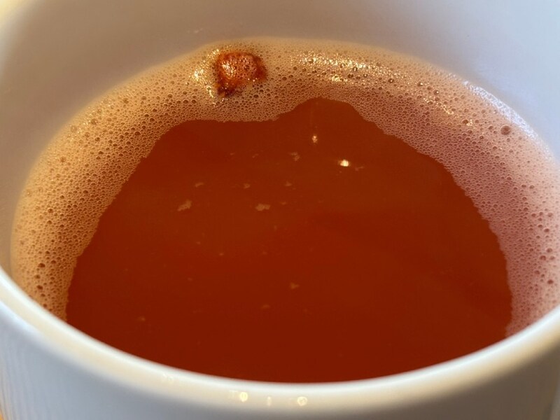 表面に浮かんでいたのは、フリーズドライのような果肉