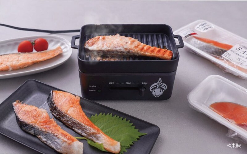 「クリスマスにシャケを焼くため」に開発された一人用グリル