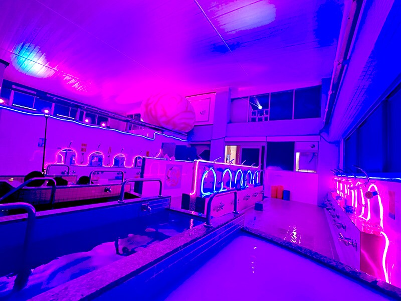 浴槽から眺めた「脳汁銭湯」の風景