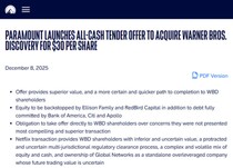 まるで三角関係？Netflixと“婚約発表”したワーナーにパラマウントが求婚　関係を分かりやすく解説