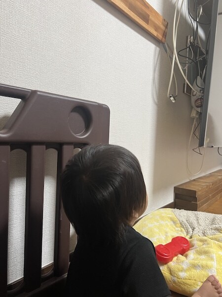 危険なテレビ裏に突撃する我が子 近寄らせないために「化け物」を仕掛けた結果