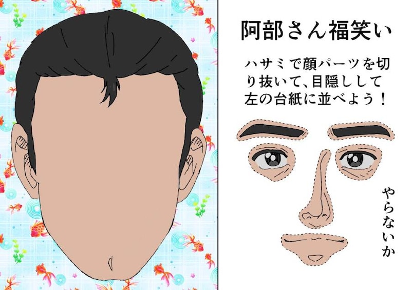 阿部さん福笑い