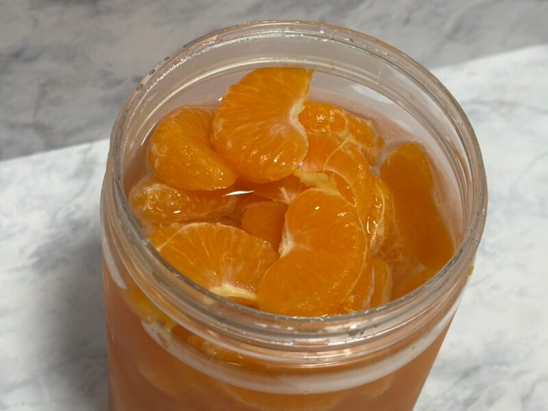 まさに「食べるみかんサイダー」