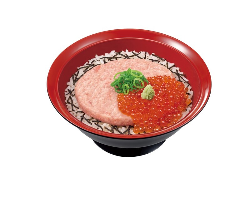「いくらハーフ・まぐろたたき丼」