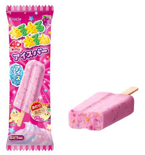 テーレッテレー♪ねるねるねるねがアイスに変身 “あたりつき”40周年記念商品を発売