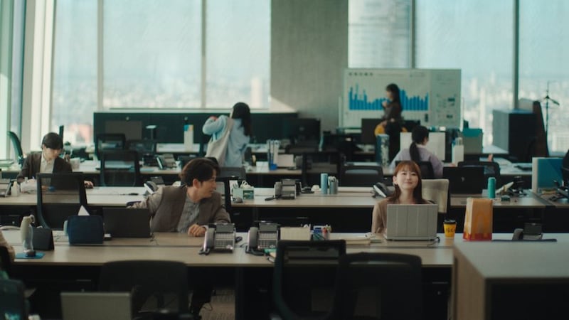 上司役の岡田さんと部下役の山田さん