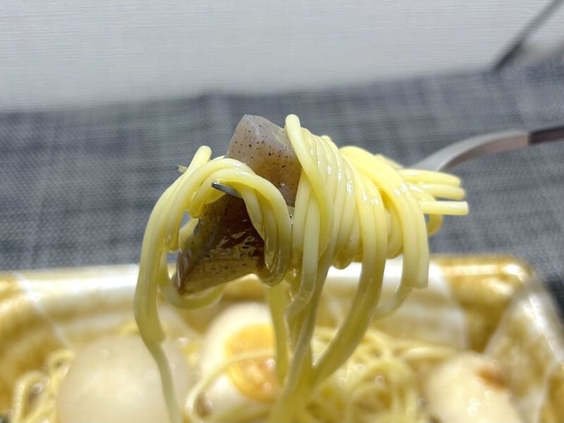 こんにゃくとパスタ