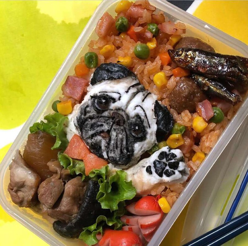 パグのキャラ弁