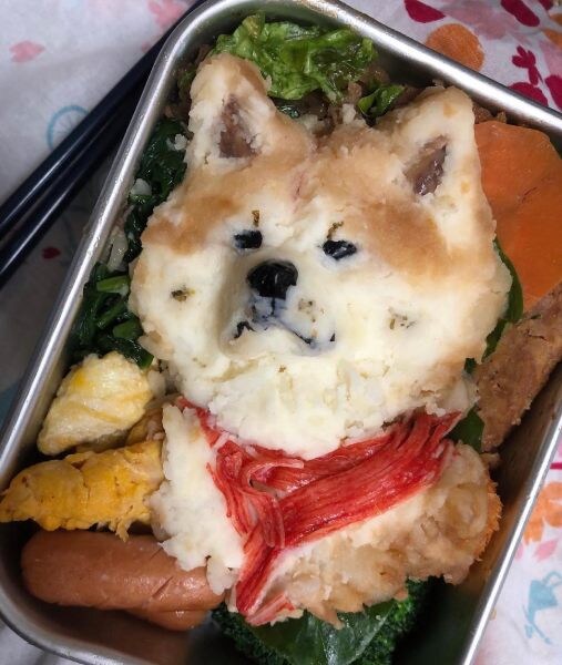 羊毛フェルト作家が作る「わんこキャラ弁」 リアルすぎてもはやアート