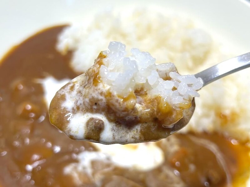 あとからバニラの風味が追いかけてくる