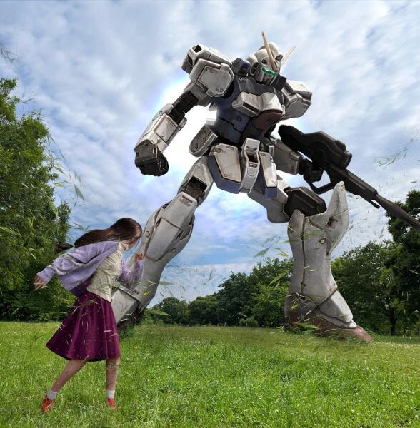 ガンプラもコスプレも全部ひとり　「Vガンダム」再現画像の裏側がすごかった