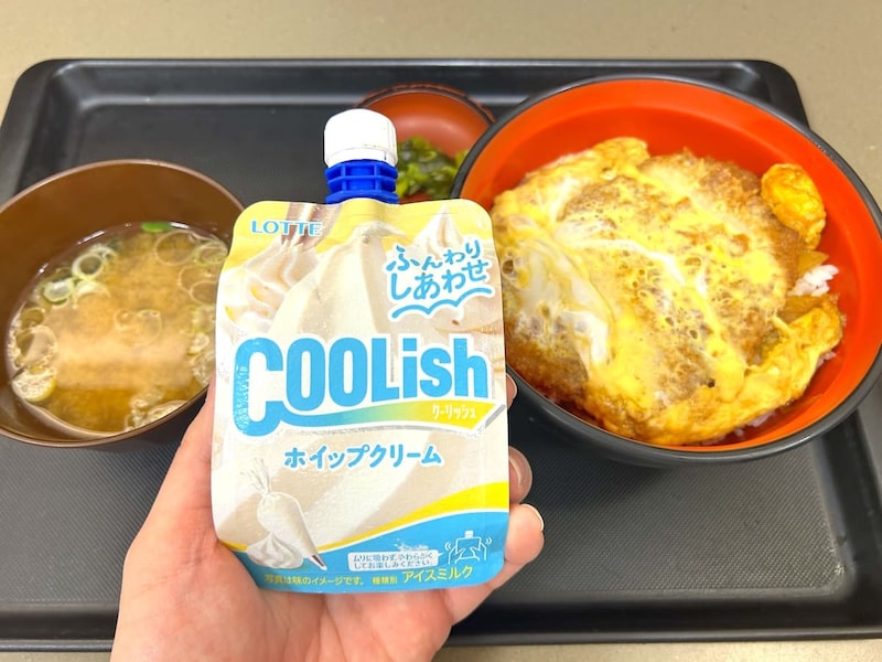 かつ丼にクーリッシュをかけて召し上がれ！富士そばの期間限定メニューが想像以上だった