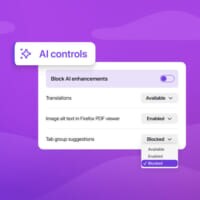 Firefox、AI機能多すぎ問題に対応　一か所で設定管理「AIコントロール」実装