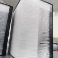 背厚30cm超・重さ約5kg　“鈍器”どころではない契約書製本の世界
