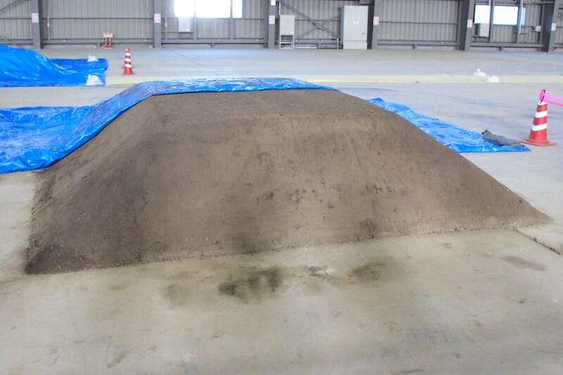 東大和区建屋a内にある復興再生土