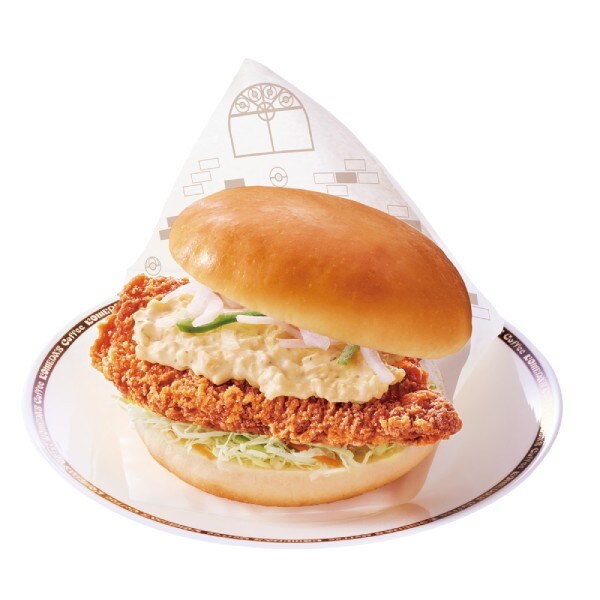 「フシギダネ・ヒトカゲ・ゼニガメのなかよし鶏タツタバーガーレモンタルタル」