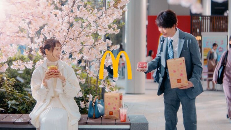 春爛漫なストーリーが展開するCM