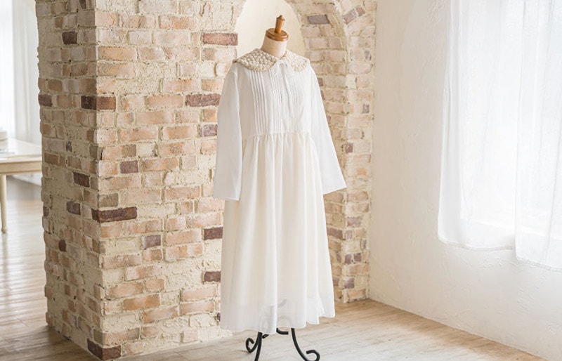 オーガンジーの薄物縫いも