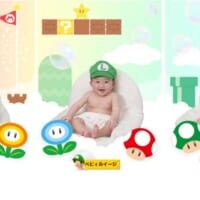 赤ちゃんがベビィマリオに　スタジオアリスの「スーパーマリオ撮影」に新衣装登場