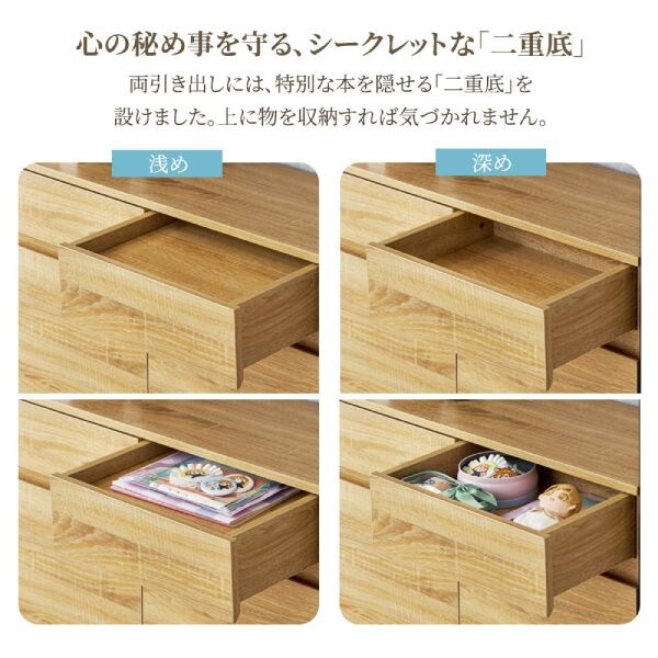 心の秘め事を守る「二重底」