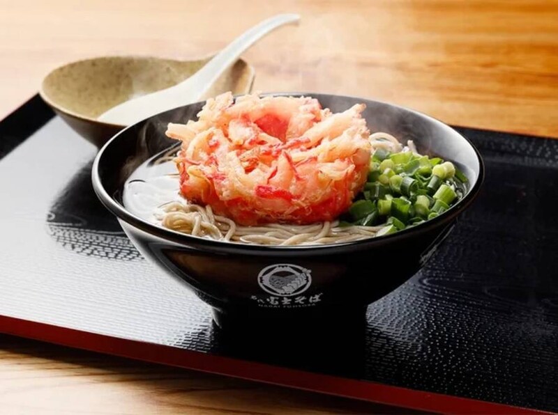 「紅生姜天そば」（650円）