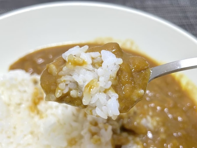 カレーの味はあまりしない
