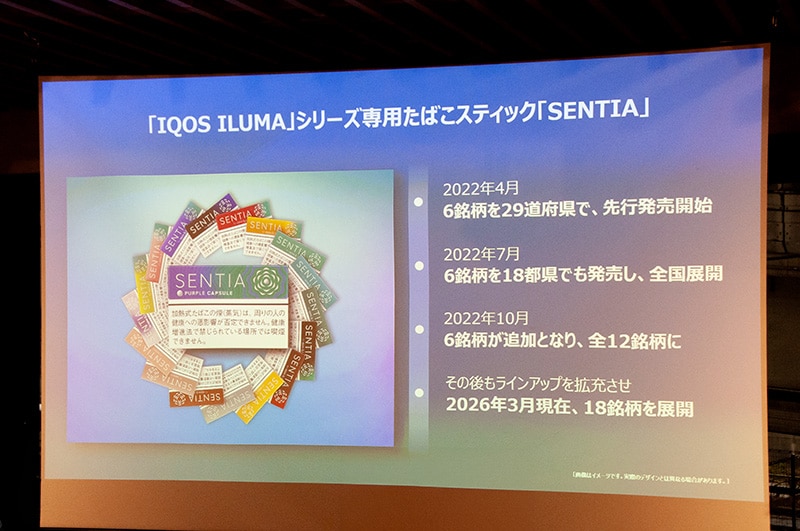2022年4月に6銘柄から始まった「SENTIA」