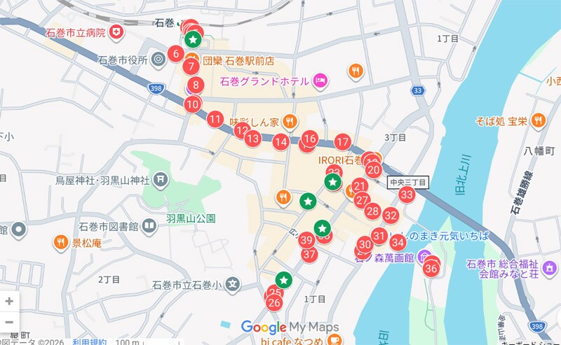 マンガロード内のベンチアートは計5基に拡大。モニュメント全体では39か所