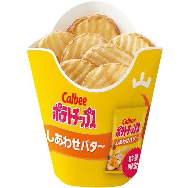 北海道ウェーブポテト しあわせバタ～
