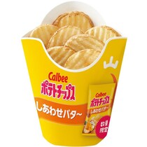 シャカシャカして完成　ミニストップ、「しあわせバタ～味」のポテトが登場