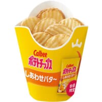 シャカシャカして完成　ミニストップ、「しあわせバタ～味」のポテトが登場