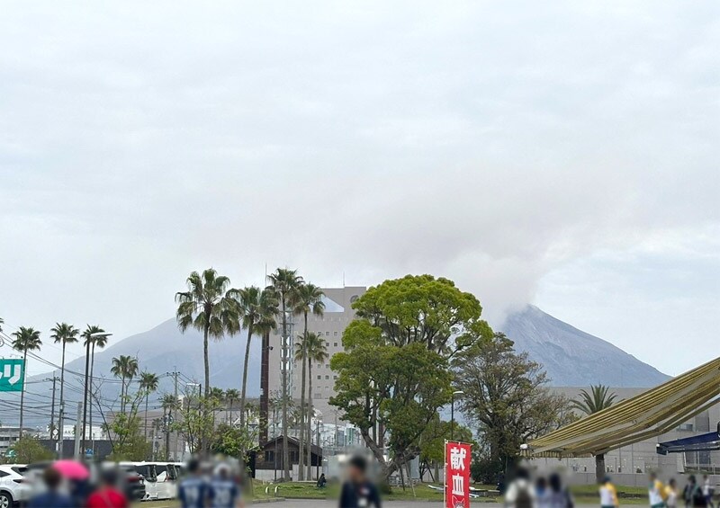 4月12日11時20分頃の現地の様子（撮影：山口弘剛）