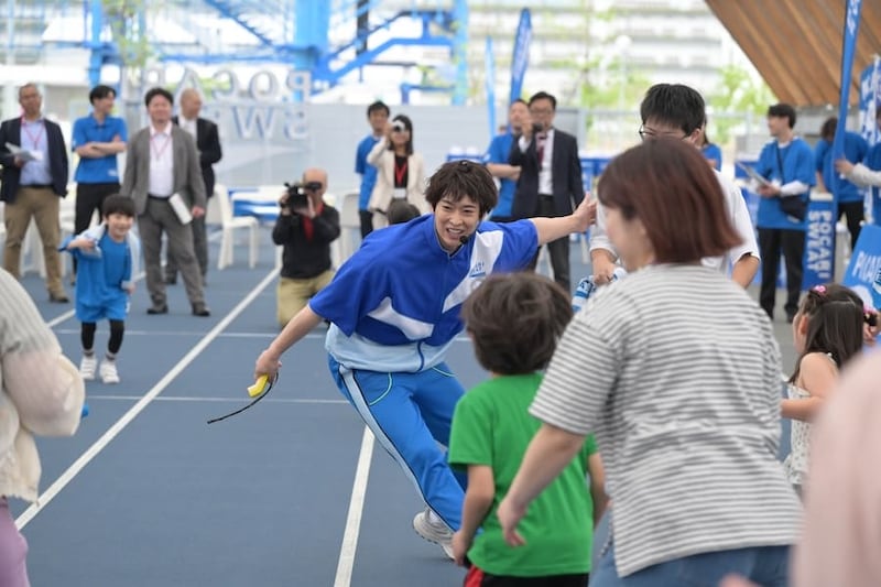 およそ30分の運動でしっかり汗をかく