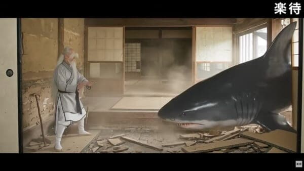 不動産サイトが放つ20分の怪作「空き家シャーク」が闇鍋状態→実はB級映画の皮をかぶった社会問題への警鐘だった