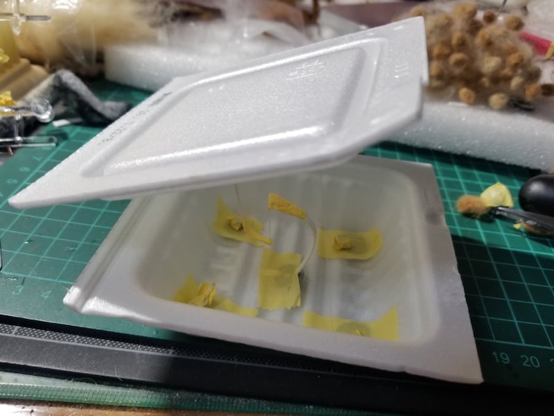 内部のテンセグリティ構造