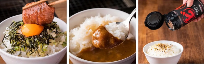 トッピングやふりかけも充実