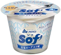 赤城乳業「Sof’」が初コラボ　“岩泉ヨーグルト味”を全国発売