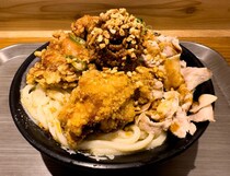 総重量1キロ！ はなまるうどん「爆担々」は意外にも軽やかな食べ口？ 巨漢記者が実食