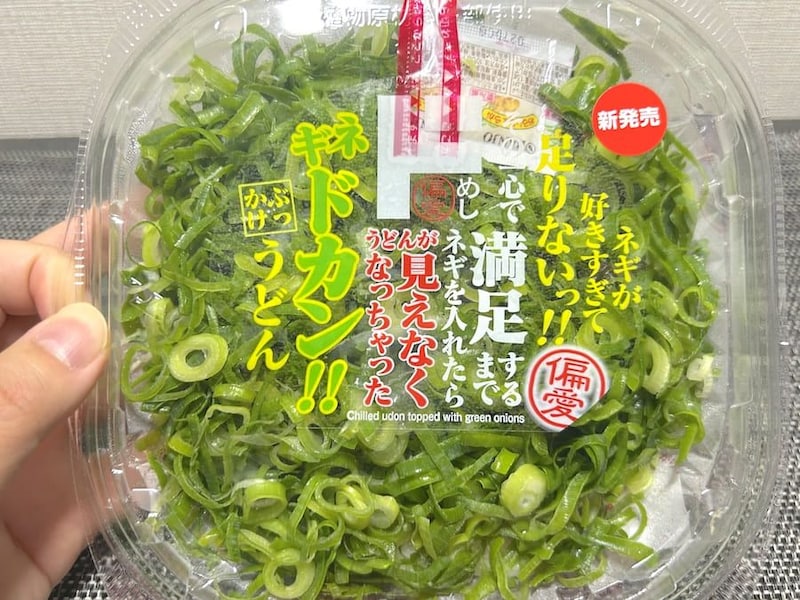 「ネギが好きすぎて足りないっ！その一心で満足するまでネギを入れたらうどんが見えなくなっちゃった ネギドカン！！ぶっかけうどん」