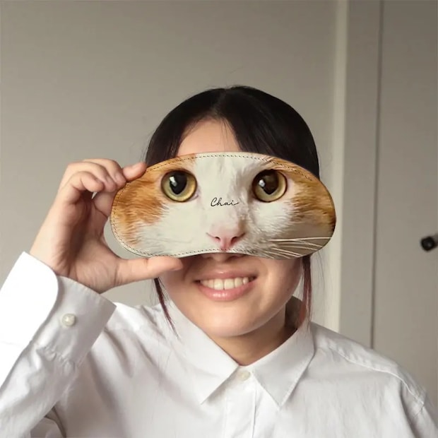 うちの子と同じ目になるメガネのケース、世界に一つのオーダーメードで